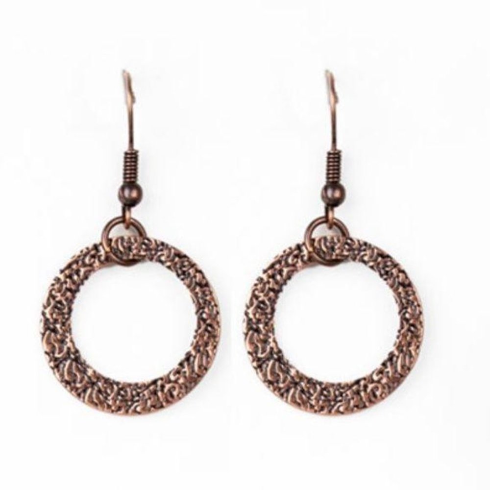 City Circus – Copper Necklace Earring Jewelry Set - Picture 5 of 5